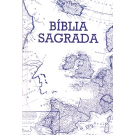 Bíblia Mapa Europa | NAA | Capa Dura Branca