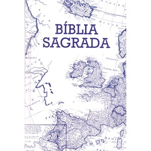 Bíblia Mapa Europa | NAA | Capa Dura Branca