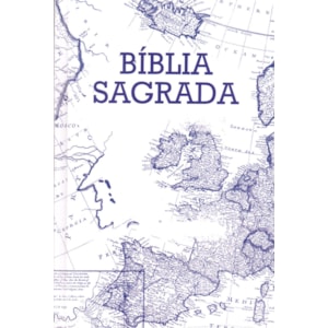 Bíblia Mapa Europa | NAA | Capa Dura Branca