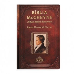 Bíblia McCheyne | NVA | Leitura Diária Devocional | Full Collor | Capa Dura Vintage  Marrom