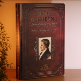 Segunda imagem do produto Bíblia McCheyne | NVA | Leitura Diária Devocional | Full Collor | Capa Dura Vintage  Marrom