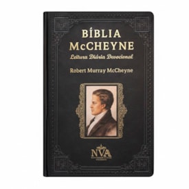 Bíblia McCheyne | NVA | Leitura Diária Devocional | Full Collor | Capa Dura Vintage Preta