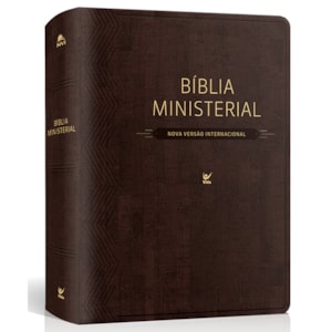 Bíblia Ministerial | NVI Letra Normal | Capa Marrom