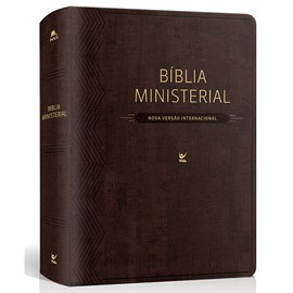 Bíblia Ministerial | NVI Letra Normal | Capa Marrom