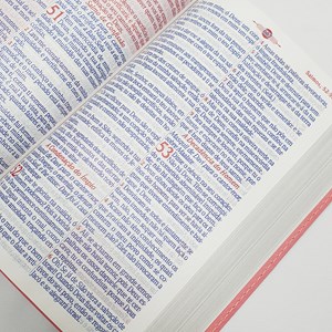 Bíblia Mover de Deus | ARC | Letra Grande | Harpa Avivada e Corinhos | Capa PU Rosa