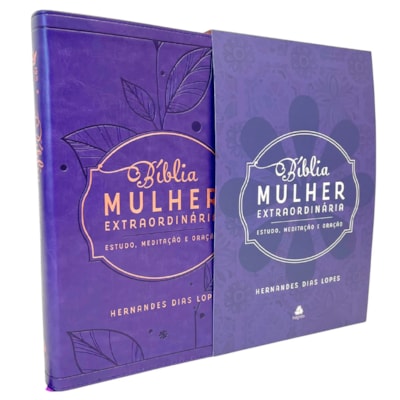Segunda imagem do produto Bíblia Mulher Extraordinária | King James Clássica | Hernandes Dias Lopes | Lilás