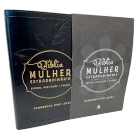 Segunda imagem do produto Bíblia Mulher Extraordinária | King James Clássica | Hernandes Dias Lopes | Preta