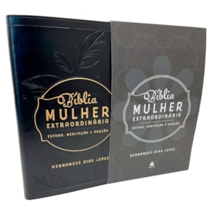 Segunda imagem do produto Bíblia Mulher Extraordinária | King James Clássica | Hernandes Dias Lopes | Preta