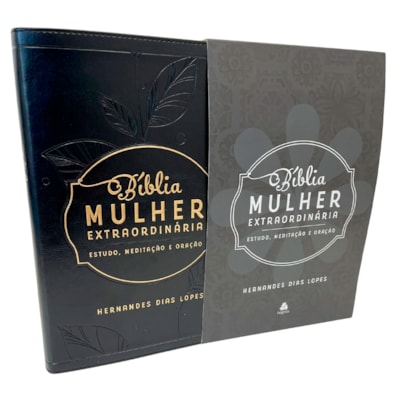 Segunda imagem do produto Bíblia Mulher Extraordinária | King James Clássica | Hernandes Dias Lopes | Preta