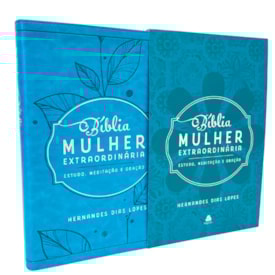 Segunda imagem do produto Bíblia Mulher Extraordinária | King James Clássica | Hernandes Dias Lopes | Turquesa