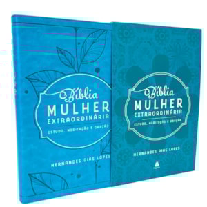 Segunda imagem do produto Bíblia Mulher Extraordinária | King James Clássica | Hernandes Dias Lopes | Turquesa