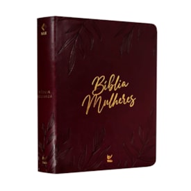Bíblia Mulheres Folhas | Viviane Martinello | NVT | Espaço Para Anotações | Capa Luxo Vinho