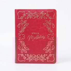 Bíblia Mulheres Frame e Floral | Viviane Martinello | NVT | Espaço Para Anotações | Capa Luxo Rosa