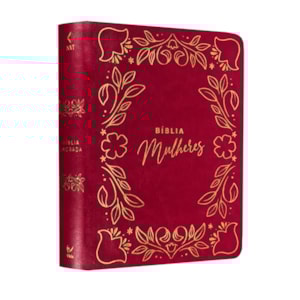 Bíblia Mulheres Frame e Floral | Viviane Martinello | NVT | Espaço Para Anotações | Capa Luxo Rosa