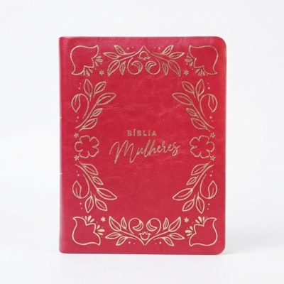 Bíblia Mulheres Frame e Floral | Viviane Martinello | NVT | Espaço Para Anotações | Capa Luxo Rosa
