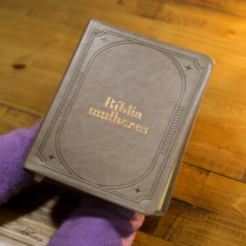 Segunda imagem do produto Bíblia Mulheres | Viviane Martinello | NAA | Espaço Para Anotações | Acinzentada