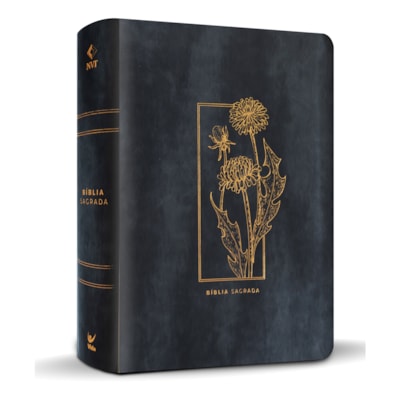 Bíblia Mulheres | Viviane Martinello | NVT | Espaço Para Anotações | Capa Luxo Floral Grafite