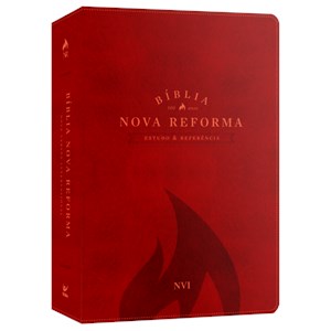 Bíblia Nova Reforma Estudo e Referência | NVI | Vermelha Luxo