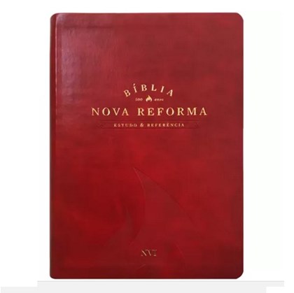 Bíblia Nova Reforma Estudo e Referência | NVI | Vermelha Luxo