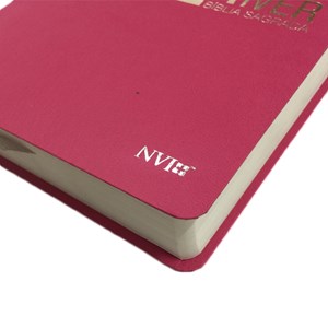 Bíblia Novo Viver | NVI | Letra Normal | Capa Semi-Luxo Rosa