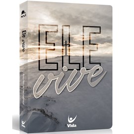 Bíblia NVI | Ele Vive | Capa Semi-luxo Flexível