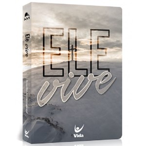 Bíblia NVI | Ele Vive | Capa Semi-luxo Flexível