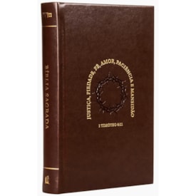 Bíblia NVI |  Letras de Jesus em Vermelho | Couro-Soft Sobre Capa Dura Marrom | Timóteo