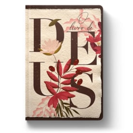 Segunda imagem do produto Bíblia O Livro de Deus Floral Creme | NVT | Letra Normal | Capa Dura