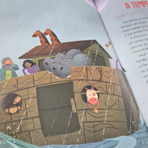 Bíblia para Crianças | Conte o que você Leu | Capa Dura