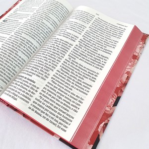 Bíblia Peônias Rosadas | Leitura Perfeita | ACF | Letra Grande | Capa Dura
