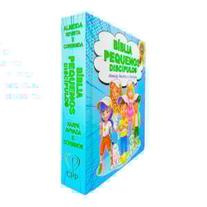 Segunda imagem do produto Bíblia Pequenos Discípulos | ARC | Letra Grande | Capa Dura Azul | Edição Ampliada