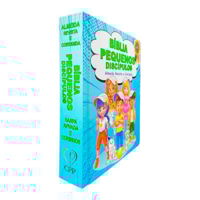 Segunda imagem do produto Bíblia Pequenos Discípulos | ARC | Letra Grande | Capa Dura Azul | Edição Ampliada