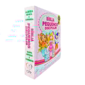 Segunda imagem do produto Bíblia Pequenos Discípulos | ARC | Letra Normal | Capa Dura Rosa | Edição Ampliada