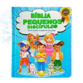 Bíblia Pequenos Discípulos | NVA | Letra Normal | Capa Dura Azul