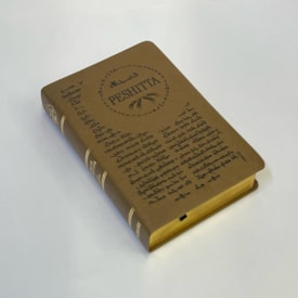 Segunda imagem do produto Bíblia Peshitta com Referências | Letra Grande | Capa Luxo Marrom