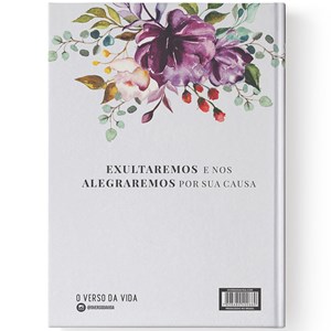 Bíblia Primavera Floral | NAA | Letra Grande | Capa Dura