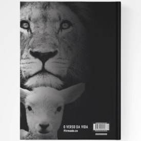 Segunda imagem do produto Bíblia Purificador Leão e Ovelha | NAA | Letra Normal | Capa Dura