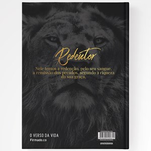 Bíblia Redentor Leão | NAA | Letra Normal | Capa Dura