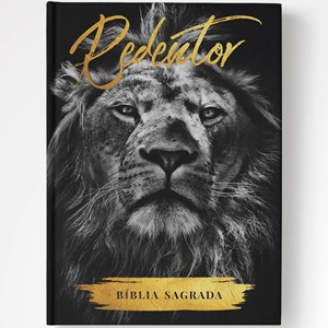 Bíblia Redentor Leão | NAA | Letra Normal | Capa Dura