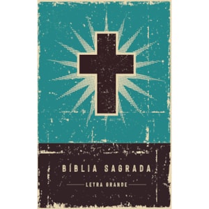 Bíblia Retrô Turquesa | Leitura Perfeita | NVI | Letra Grande | Capa Dura