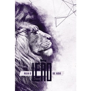 Bíblia Ruja o Leão | ACF | Letra Normal | Capa Dura