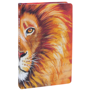 Bíblia Sagrada 860 | ARC | Letra Normal | Com Harpa Avivada e Corinhos | Capa Leão Laranja