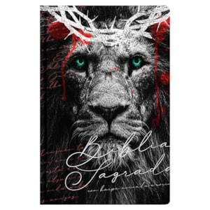 Bíblia Sagrada 860 | ARC | Letra Normal | Leão Coroa de Espinhos