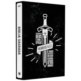 Bíblia Sagrada A Palavra de Deus é Viva e Eficaz | ACF | Letra Normal | Capa Brochura