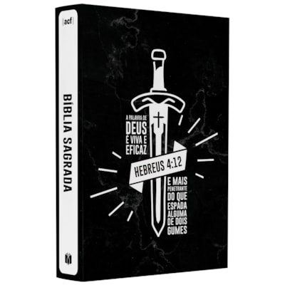 Bíblia Sagrada A Palavra de Deus é Viva e Eficaz | ACF | Letra Normal | Capa Brochura