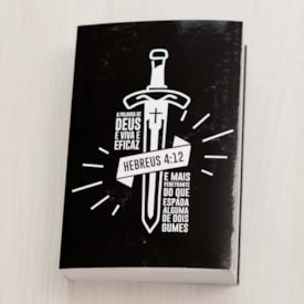 Segunda imagem do produto Bíblia Sagrada A Palavra de Deus é Viva e Eficaz | ACF | Letra Normal | Capa Brochura