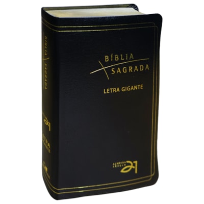 Biblia Sagrada | A21 | Letra Gigante | Capa Luxo Preta