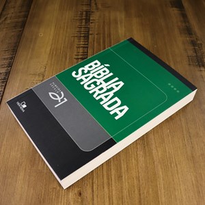 Bíblia Sagrada | A21 | Normal | C/ Referencias Cruzadas | Capa Brochura Verde e Cinza