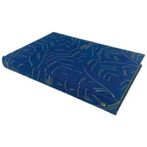 Segunda imagem do produto Bíblia Sagrada Abstrata | NVI | Letra Grande | Leitura Perfeita | Couro Soft Azul Capa Dura