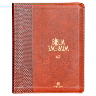 Bíblia Sagrada | ACF | Espaço Para Anotações | Leitura Perfeita | Couro-Soft Marrom